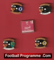 Manchester United Football Badge Collection Man Utd Badges X 5