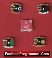 Manchester United Football Badge Collection Man Utd Badges X 5