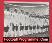 England Bobby Charlton + Francis Lee + 1970 Autograph Signed Picture