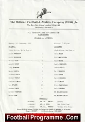 Millwall v Liverpool 1989 – FA Youth Cup Steve McManaman