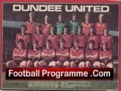 Dundee United Football Club Multi Autographed Team Picture 1970s