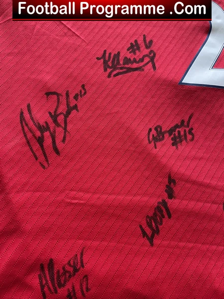England Women Football Team Chelsea Weston Match Shirt - Multi Signed 2008 - Image 5