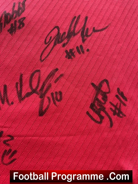 England Women Football Team Chelsea Weston Match Shirt - Multi Signed 2008 - Image 11