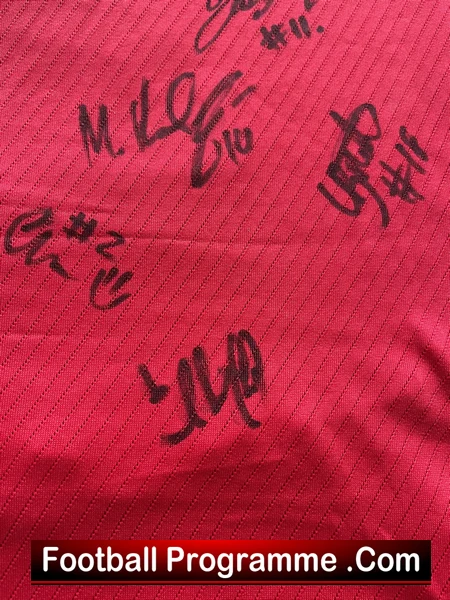 England Women Football Team Chelsea Weston Match Shirt - Multi Signed 2008 - Image 12