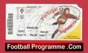 Portugal v England 2004 – Match Ticket
