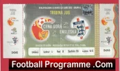 Montenegro v England 2011 – Football Ticket