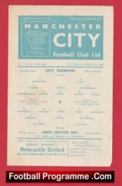 Manchester City v Leeds United 1959 – Reserves Match