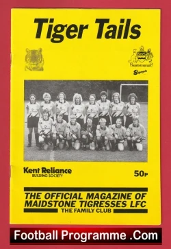 Maidstone Tigresses Ladies v Horsham 1993 - Womens Football
