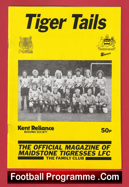 Maidstone Tigresses Ladies v Horsham 1993 - Womens Football - Image 2