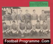 Rotherham United Football Club Multi Autographed Signed Picture 1965 1966