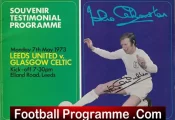 Jack Charlton Testimonial Benefit Match Leeds United 1973 – Signed Autographed