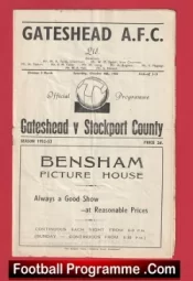 Gateshead v Stockport County 1952 – 1950s