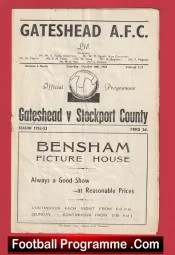 Gateshead v Stockport County 1952 – 1950s