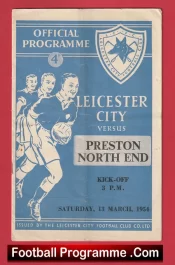 Leicester City v Preston 1954 – 1950s