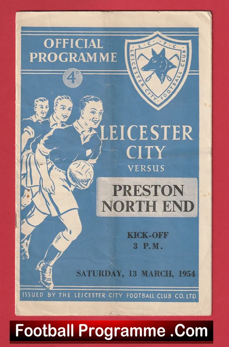 Leicester City v Preston 1954 - 1950s - Image 2