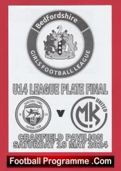 Dunstable Town Ladies v MK United 2024 – Womens Football U14 Cup Final