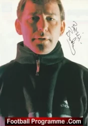 Manchester United Bryan Robson Autograph Signed Picture Man Utd