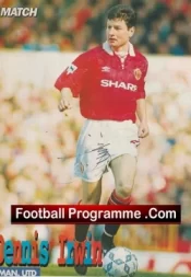 Manchester United Denis Irwin Autograph Signed Picture
