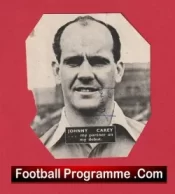 Manchester United Johnny Carey Autograph Signed Man Utd Captain 1940s