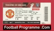 Manchester United v Hull City 2008 – Football Ticket