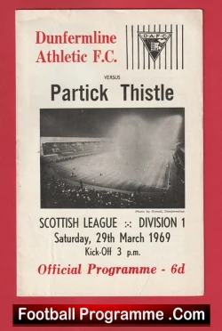  Dunfermline Athletic v Dundee United 1963 - Scottish Football Programmes Football Programme .COM Football Programmes Memorabilia