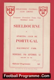 Shelbourne v Sporting Portugal 1962 – Ireland