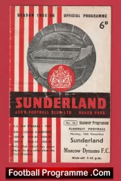 Sunderland v Dynamo Moscow 1955 – Russia Football Team