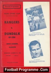 Glasgow Rangers v Dundalk 1968 – Fairs Cup Ireland Team Fergie
