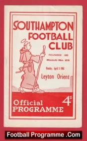 Southampton v Leyton Orient 1961 – 1960s