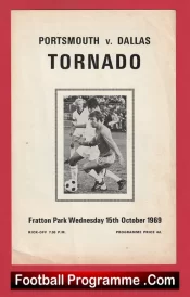 Portsmouth v Dallas Tornado 1969 – American USA Soccer Team