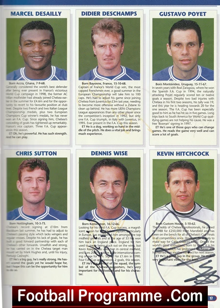 Aston Villa v Chelsea 2000 - FA Cup Final at Wembley Mulit Signed - Image 4