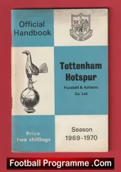 Tottenham Hotspur Spurs Official Handbook 1969 – 1970