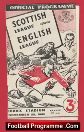 Scottish League v English League 1950 – Glasgow Rangers Ibrox