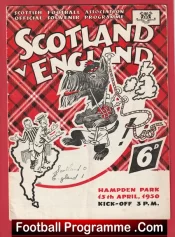 Scotland v England 1950 – Hampden Park Glasgow 1950s