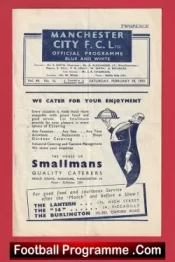 Manchester City v Middlesbrough 1950 – Man City 1950s