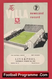 Aston Villa v Liverpool 1953 – 1950s
