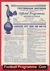 Tottenham Hotspur v Leicester City 1958 – 1950s