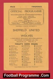 Wolves Wolverhampton v Sheffield United 1946 – 1940s