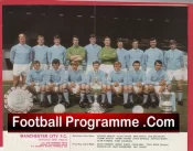 Manchester City Football Club Multi Autographed Signed Team Picture 1969 1970