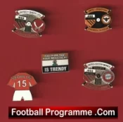 Manchester United Football Badge Collection Man Utd Badges X 5