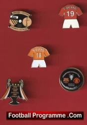 Manchester United Football Badge Collection Man Utd Badges X 5