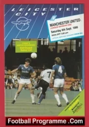 Leicester City v Manchester United 1986 – Man Utd