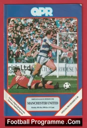 Queens Park Rangers v Manchester United 1989 – QPR Man Utd