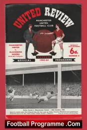 Manchester United v Blackburn Rovers 1963 – Man United