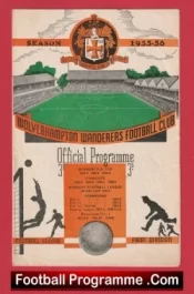 Wolves Woverhampton v Manchester United 1956 – Man Utd 1950’s