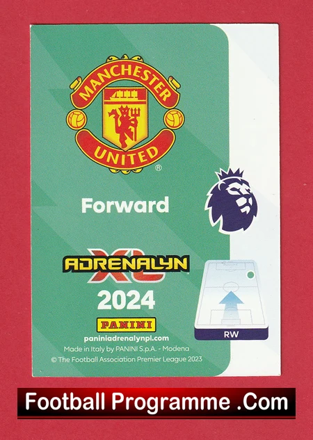 Manchester United Antony Autographed Signed Football Card Man Utd - Image 3