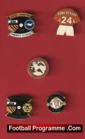 Manchester United Football Badge Collection Man Utd Badges X 5