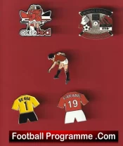Manchester United Football Badge Collection Man Utd Badges X 5