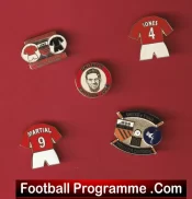 Manchester United Football Badge Collection Man Utd Badges X 5