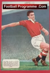 Manchester United Bill Foulkes Autograph Signed Man Utd